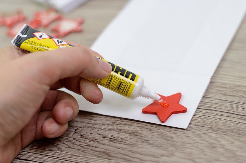 Schritt2 Adventskalender selber basteln.