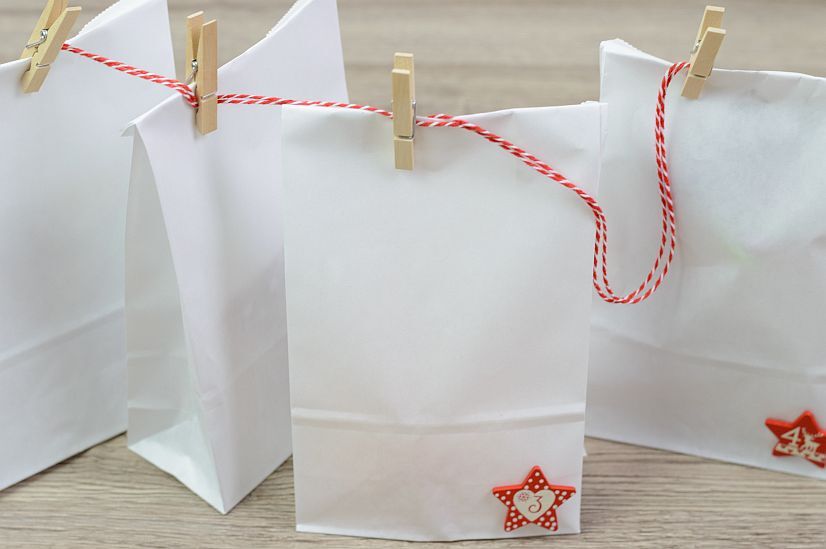 Schritt7 Adventskalender selber basteln.