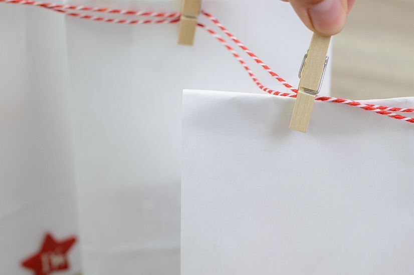 schritt6 Adventskalender selber basteln.