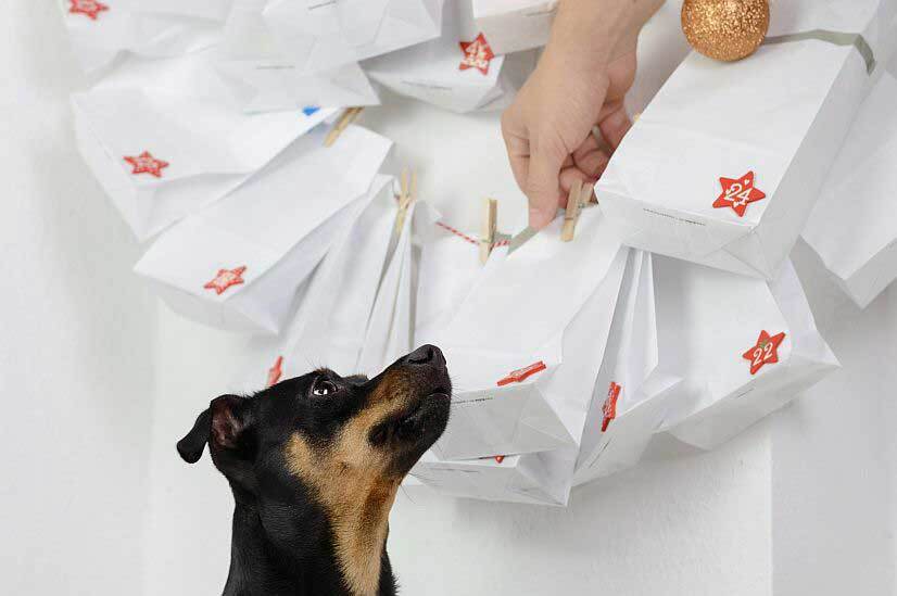 schritt8 Adventskalender selber basteln.