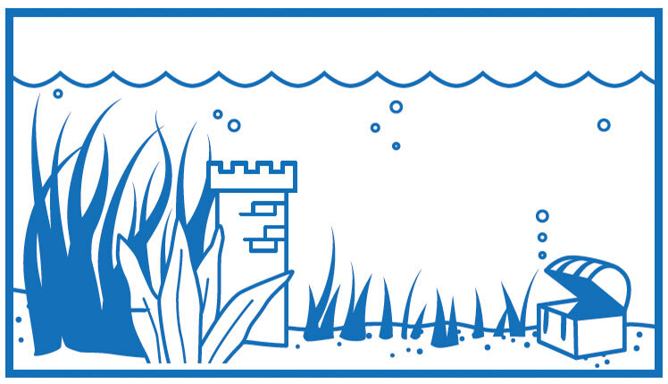 Schritt-3 Schritte zur Einrichtung des Aquariums.