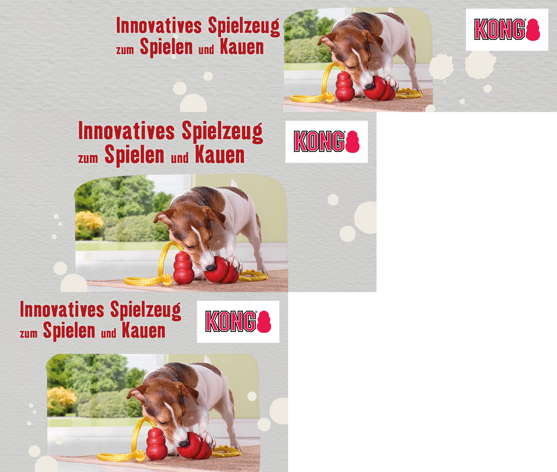 Interaktives Hundespielzeug von KONG