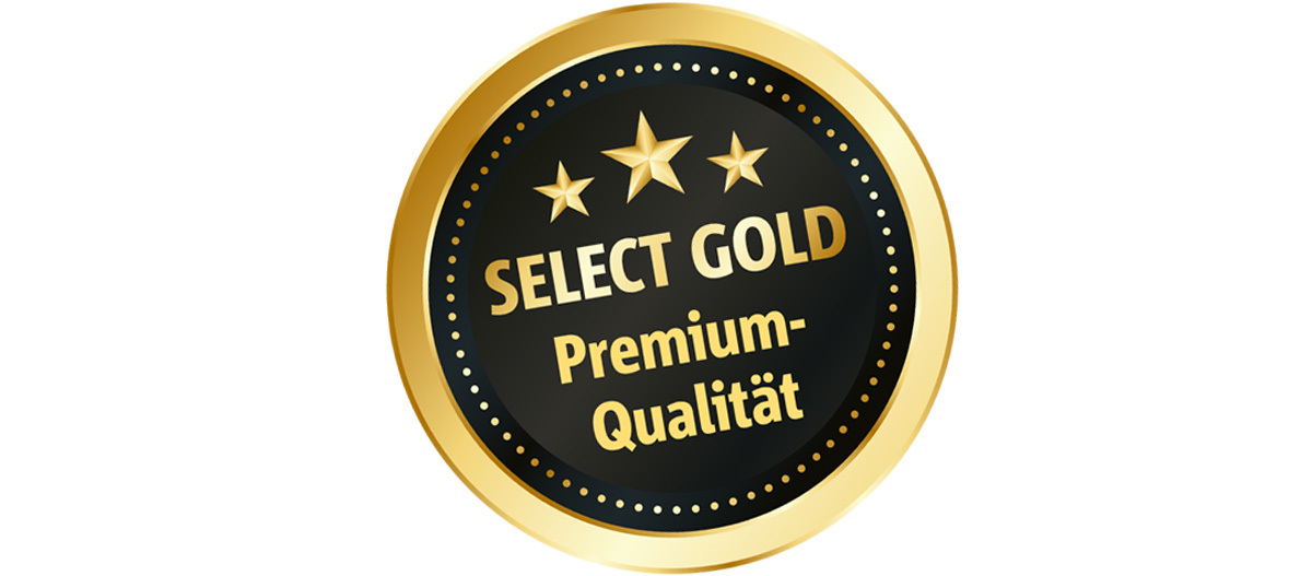 Select Gold Premium Gütesiegel