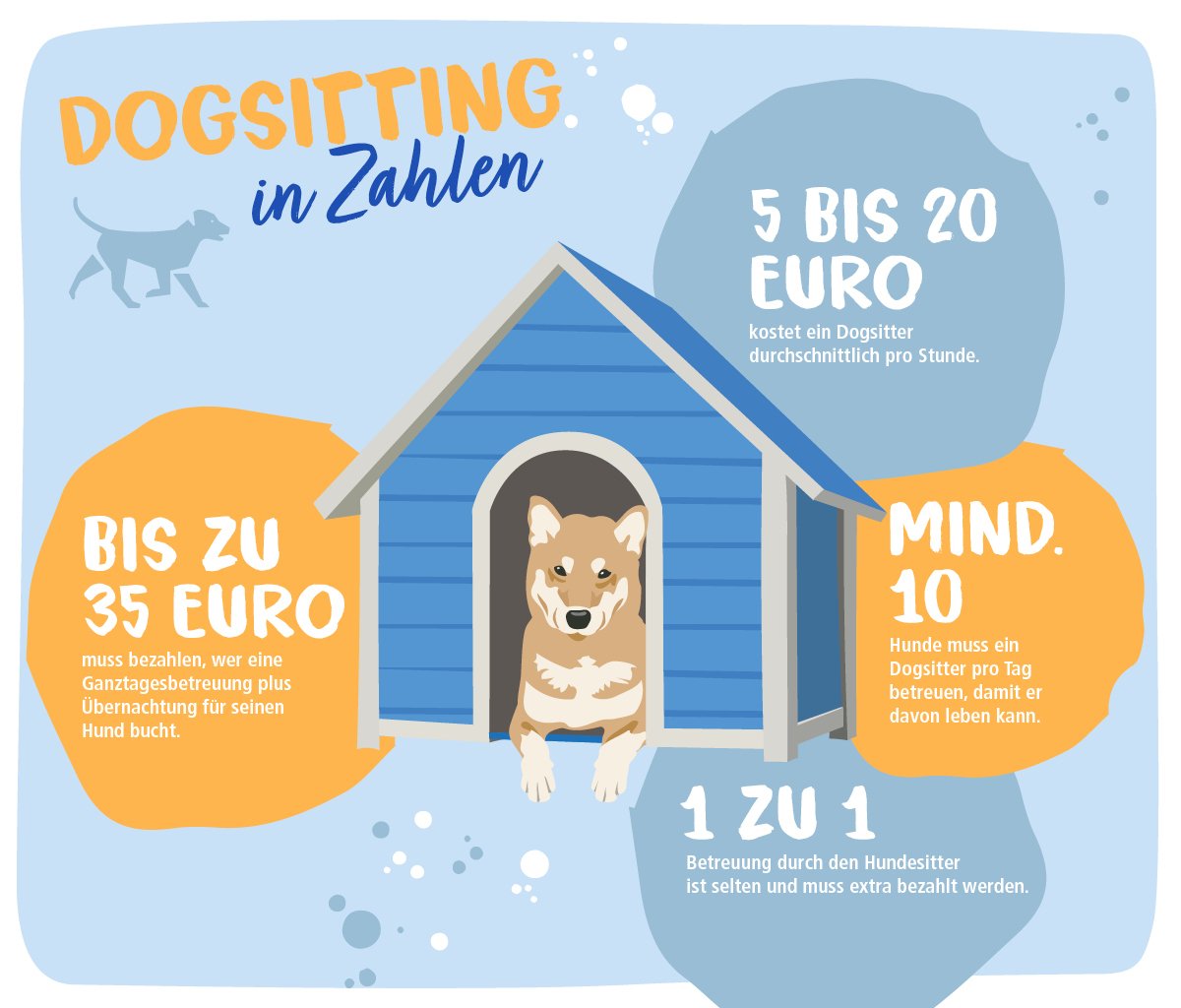 Dogsitting Kosten Infografik Dogsitting Kosten Infografik