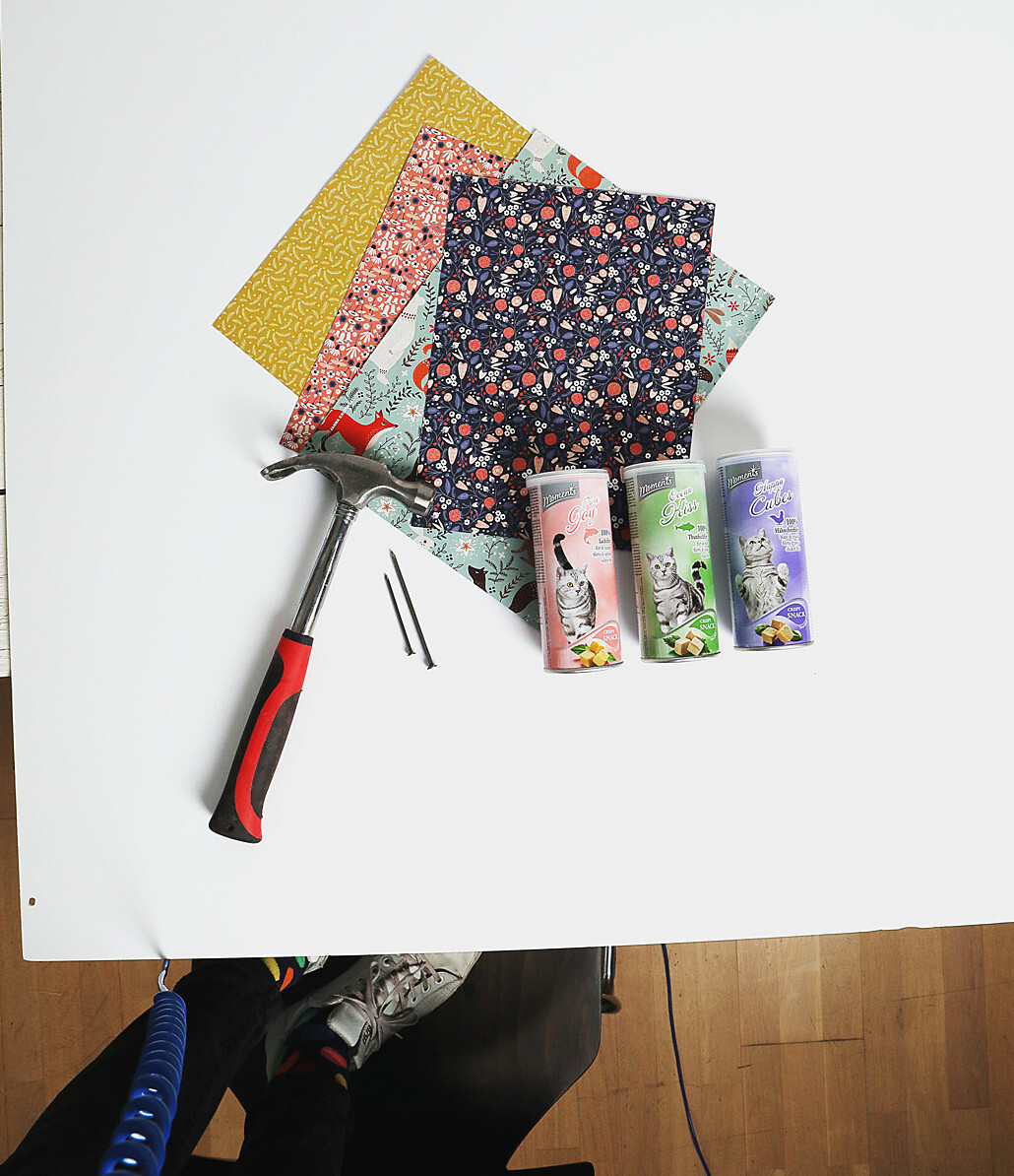 Snackrolle basteln Schritt 1 Snackrolle basteln Schritt 1