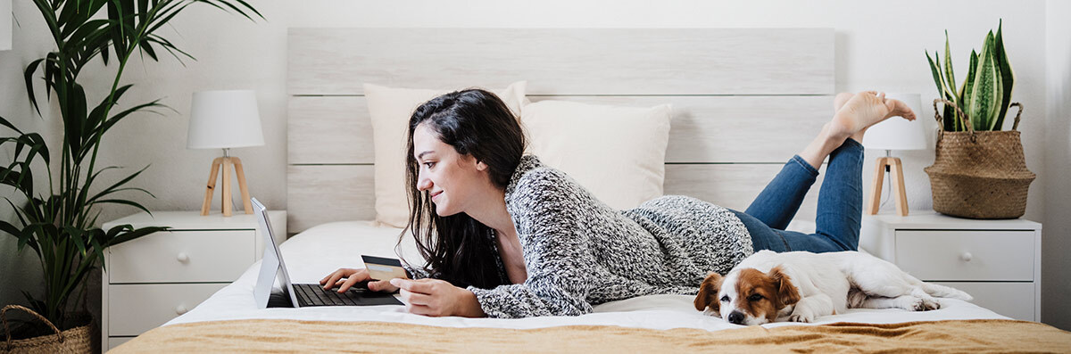 Zahlung Frau Kreditkarte