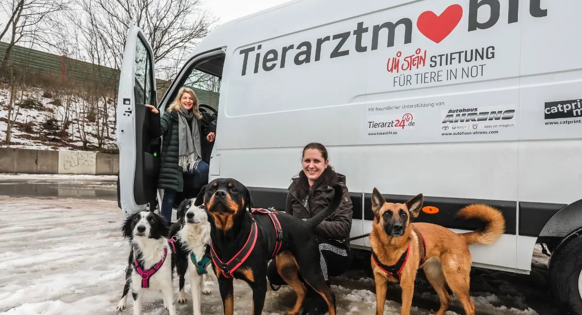 Tierisch Engagiert unterstützt das Tierarztmobil